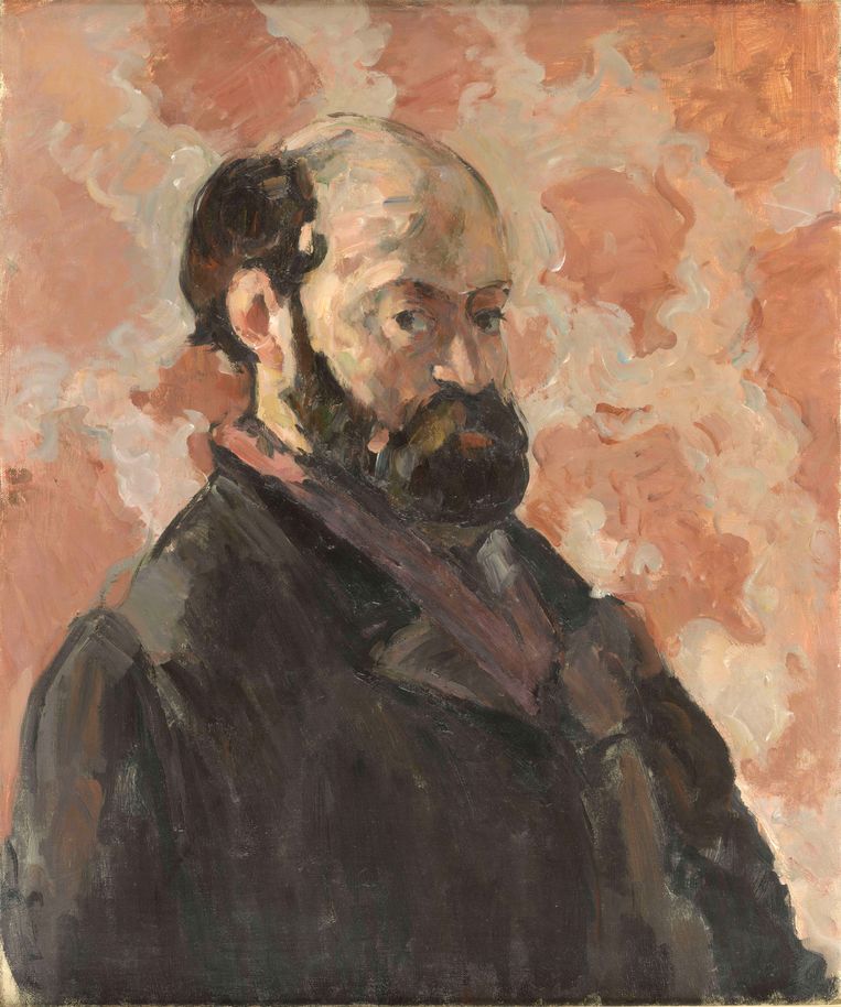 Paul Cézanne: 'Portrait of the Artist with Pink Background' (1875). 
-  Beeld Grand Palais (musée d’Orsay) / Adrien Didierjean