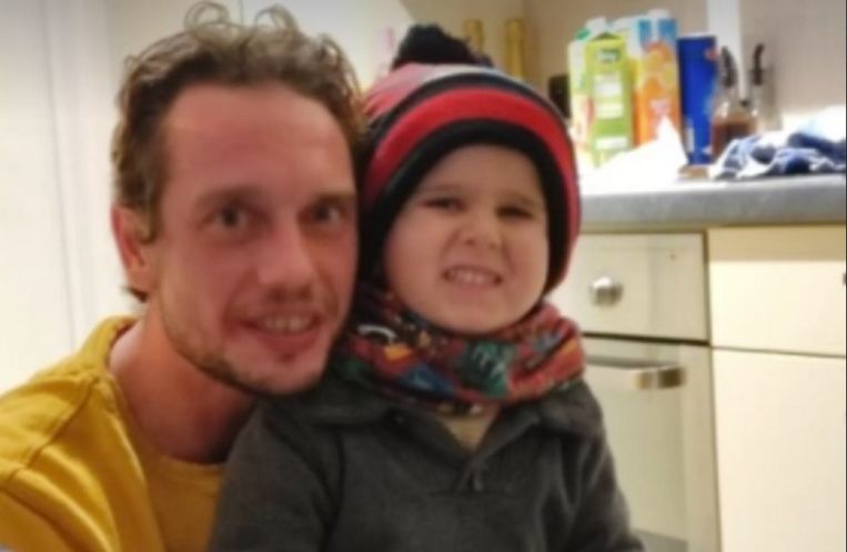 Dave de Kock met Dean. Beeld HLN