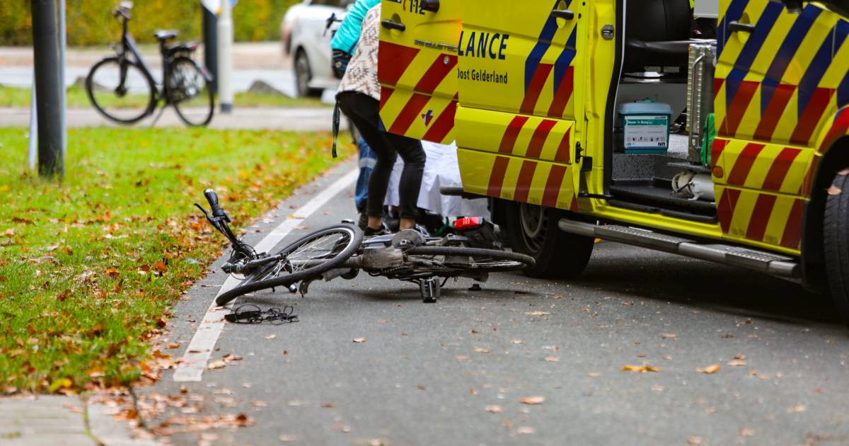 Fietsende moeder zwaargewond na aanrijding, kinderen opgevangen door politie.