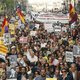 Duizenden Spanjaarden betogen voor Garzón