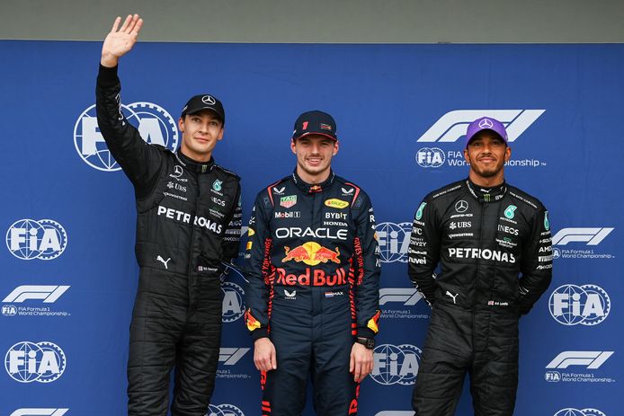 Verstappen s'élancera devant Russel et Hamilton.