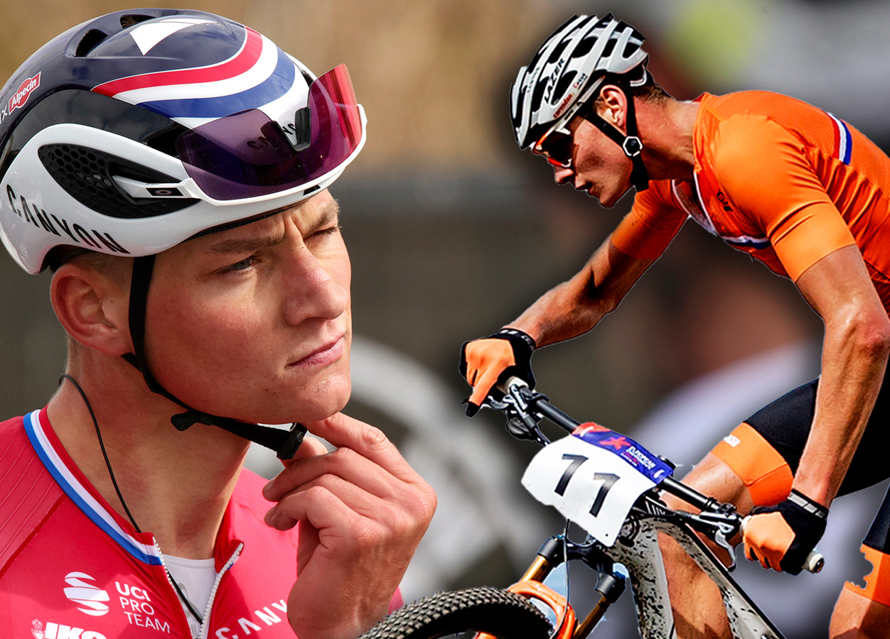 Mathieu van der Poel is wel even klaar met de racefiets ...