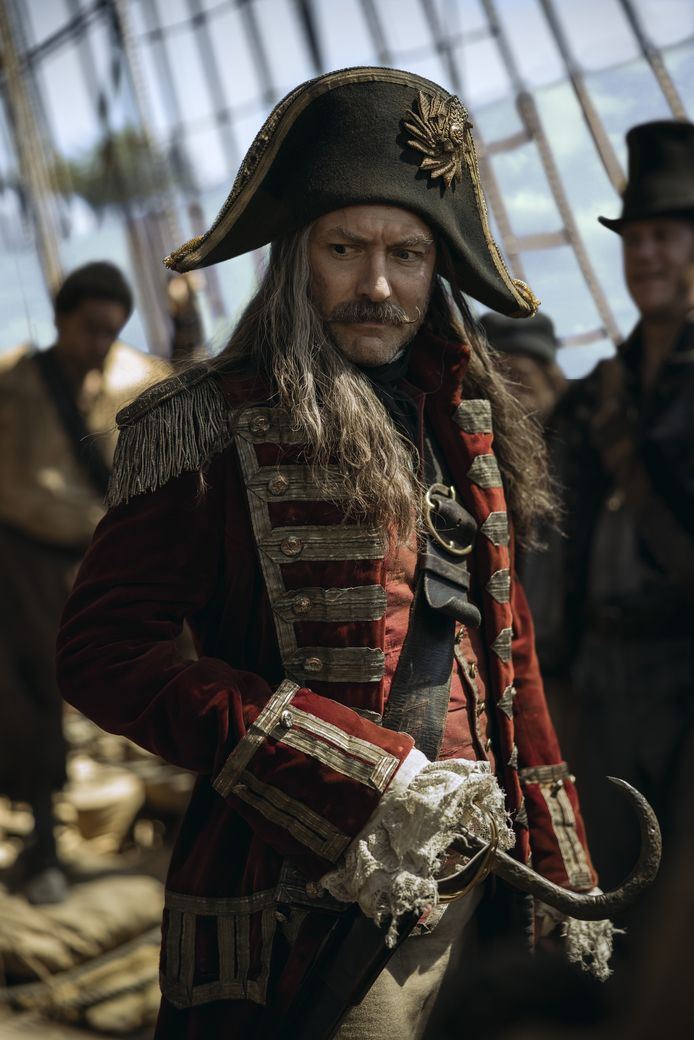 Jude Law als Captain Hook.