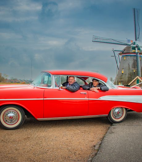 Mart gaat terug naar de sixties in zijn ‘tijdmachine’: een rood-witte Chevrolet Bel Air