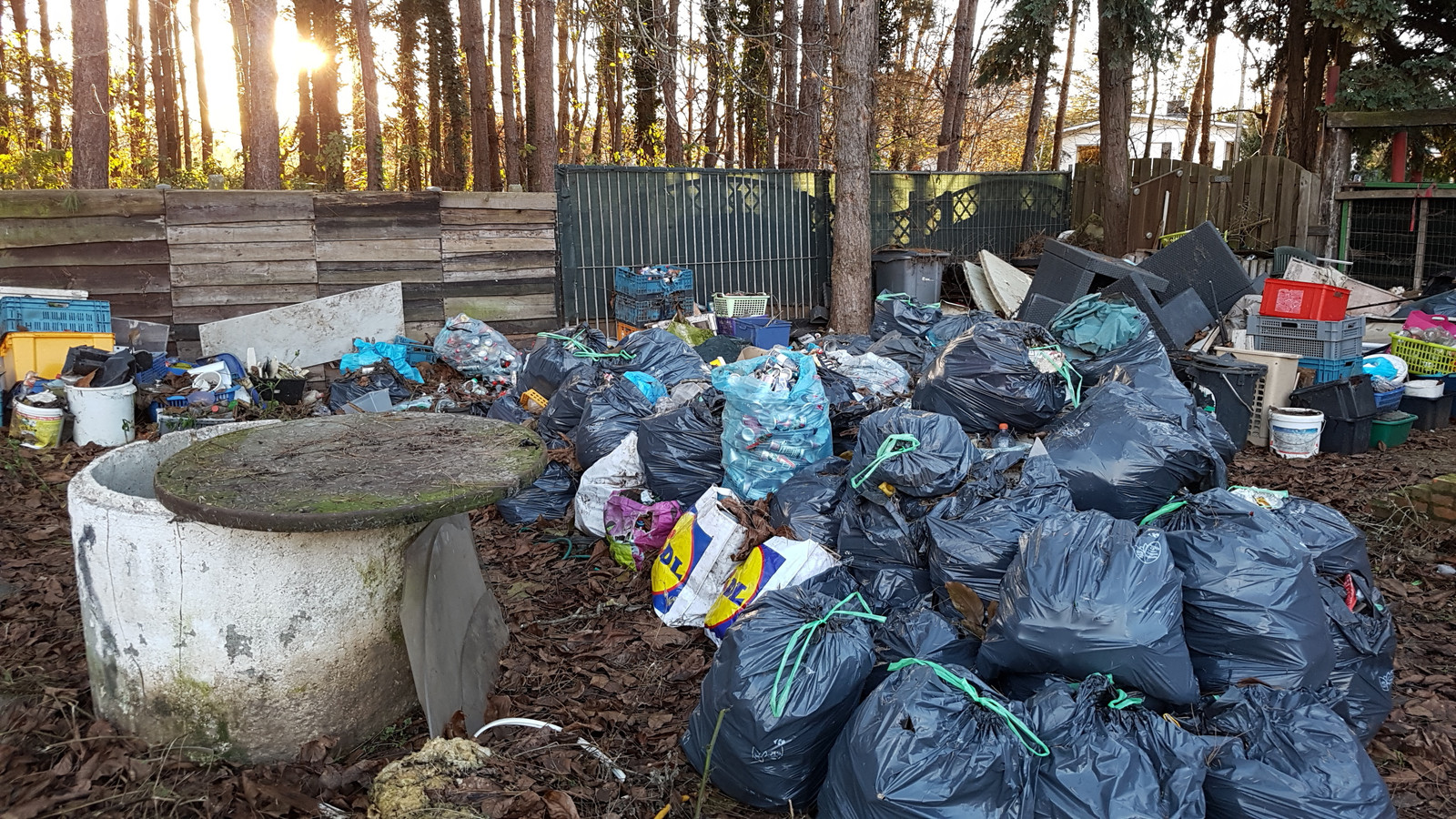 Huurders laten puinhoop achter in tuin na vertrek uit huurhuis “In de