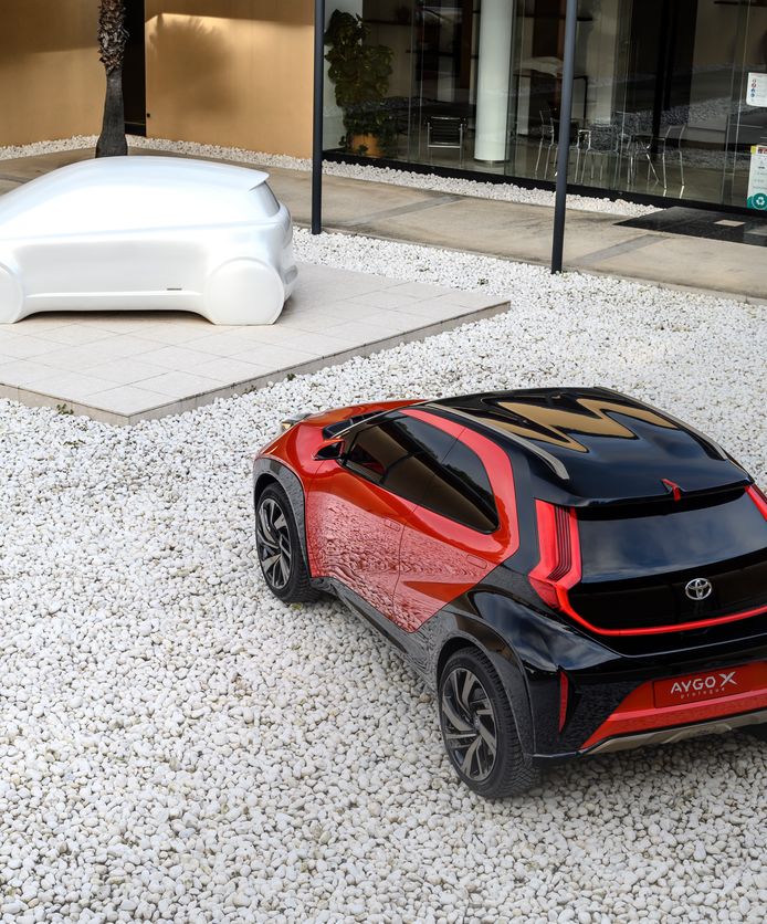 Het conceptmodel van de nieuwe Toyota Aygo.