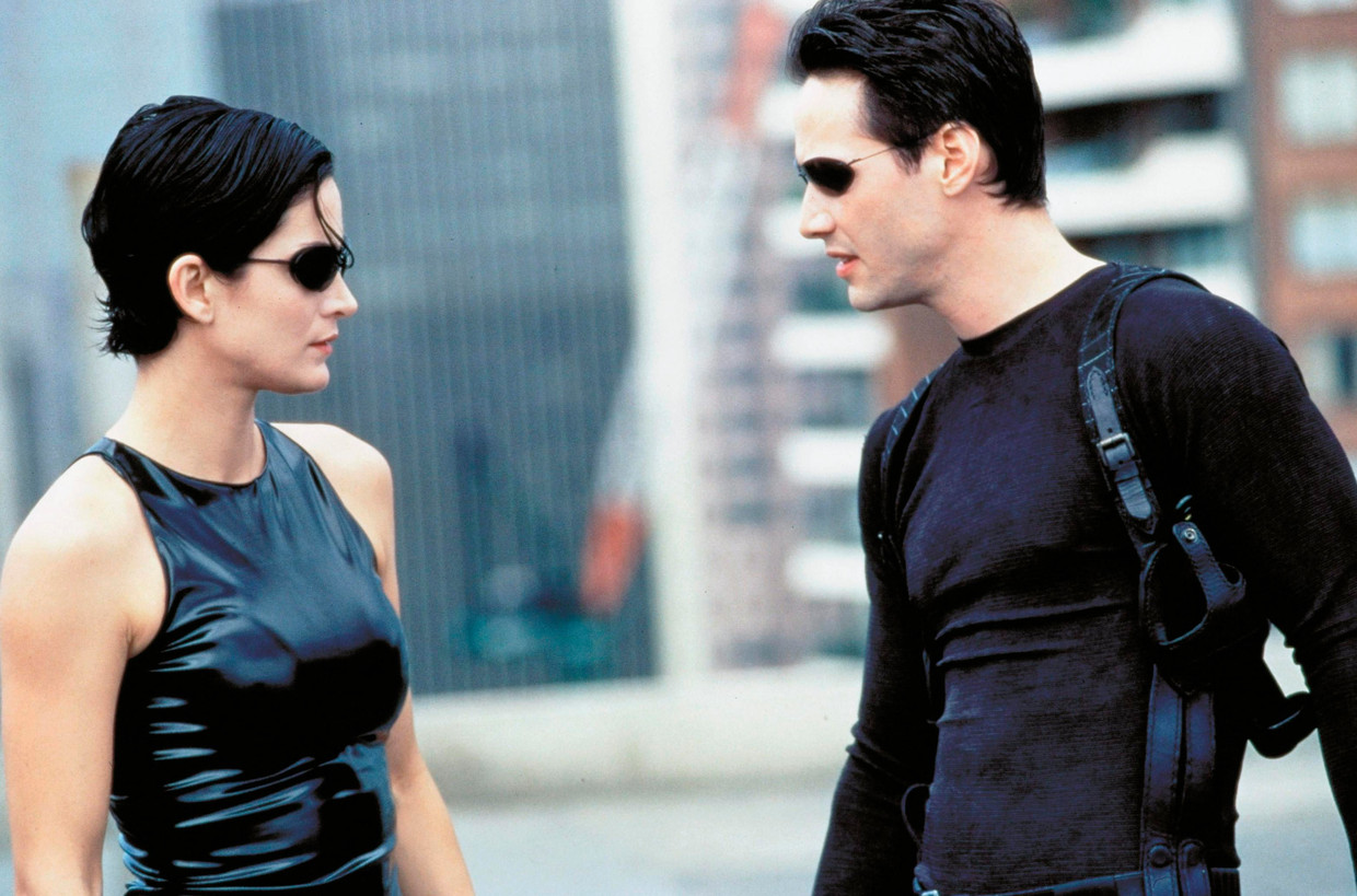 The Matrix
USA-1999  -  Andy Wachowski - Larry Wachowski
Lég. Carrie-Anne Moss et Keanu Reeves
Film: 'Matrix'/A UTILISER POUR LA GRILLE DES PROGRAMMES DE RTL DU 06/10/2007 AU 12/10/2007.
Caption Writer: Anne-Lise
Byline: MAID / VISUAL Press Agency
Credit: Visual Press Agency
Source: Visual Press Agency
Date Created: 19990510
City: Los Angeles
Country: États-Unis
Urgency: 1 Beeld RTL