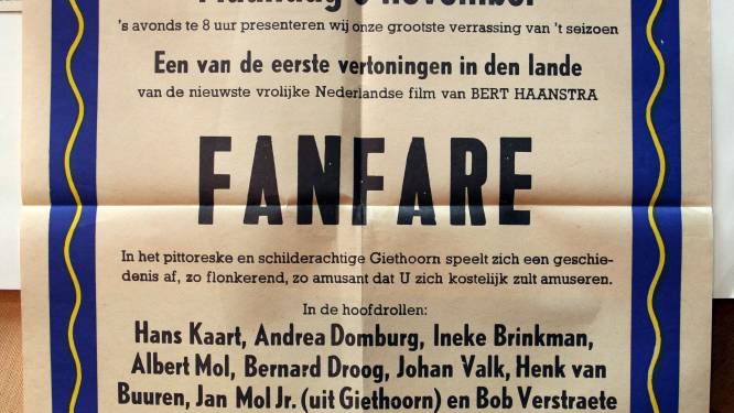 Scripts, instrumenten en foto’s gezocht voor expositie Haanstra’s Fanfare in Giethoorn
