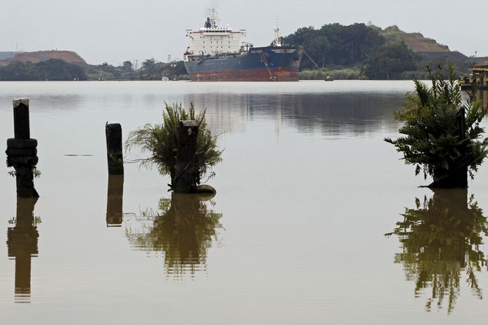 Het Panama-kanaal.