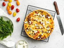 Wat Eten We Vandaag: Quiche met ricotta, tomaten en geitenkaas