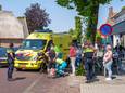 Een fietser raakte gewond bij een botsing met een auto in Drunen.