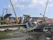 Vreemde geluiden uit brugdeel Genua: Italiaanse brandweer staakt werk