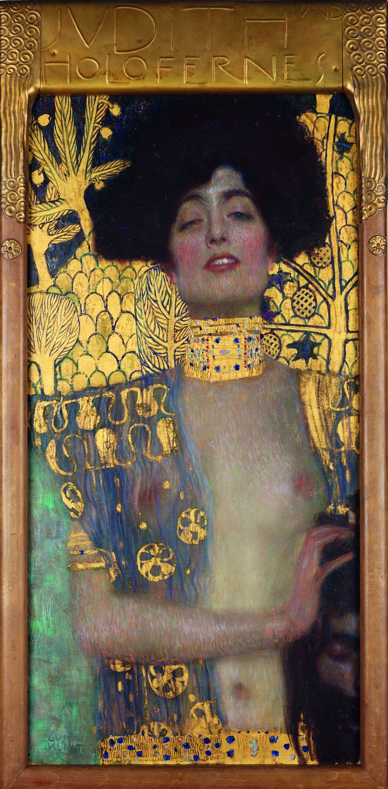Judith (1901), olieverf en bladgoud op doek. Beeld 