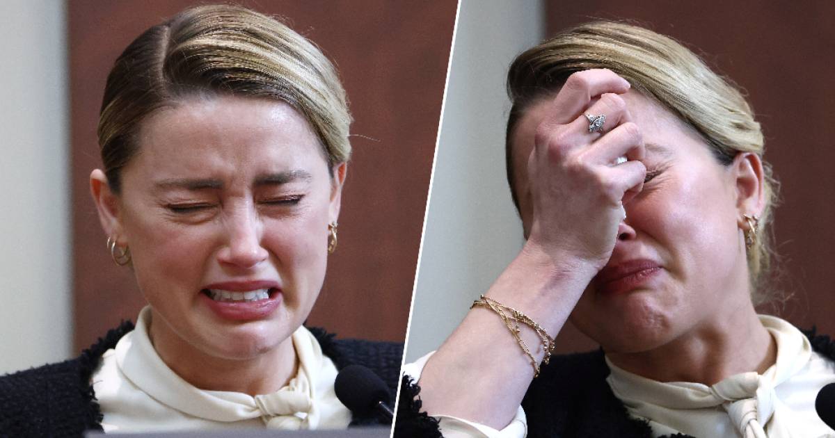 Emotional Amber Heard cries during testimony: ‘I didn’t know if the bottle he had in me was broken’ |  Lawsuit Johnny Depp vs.  Amber Heard