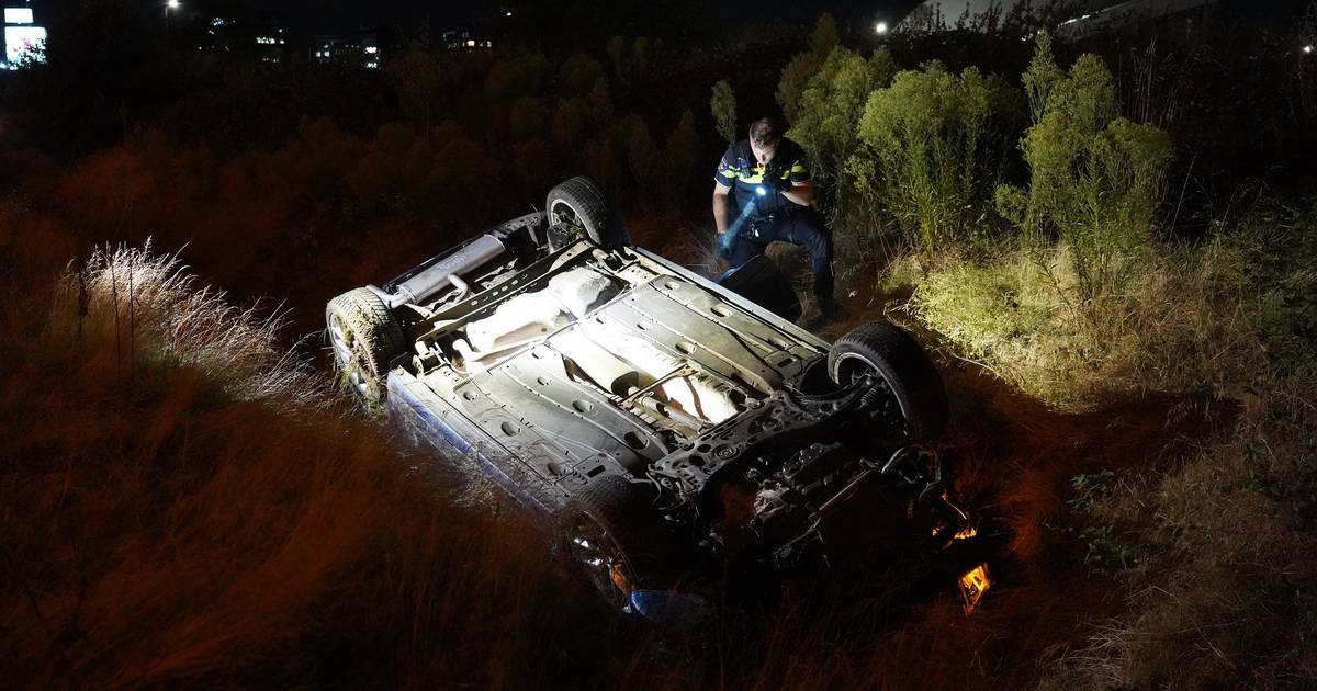 Vier mensen gewond bij ongeval op de A58 bij Tilburg.