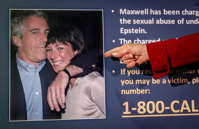 Ghislaine Maxwell et Jeffrey Epstein.