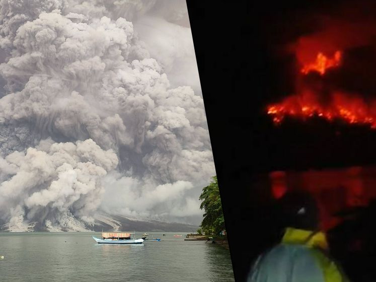 
Le volcan Ruang entre à nouveau en éruption: l’Indonésie en alerte maximale