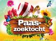 De affiche van de Paaszoektocht van de handelaars in Oud-Turnhout