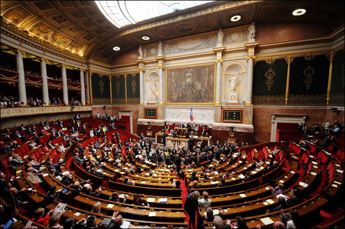 De Franse Assemblée nationale.