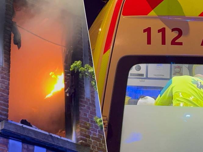 Zeven bewoners en brandweerman gewond bij zware brand in Schaarbeek: “Moeder en kind gered”