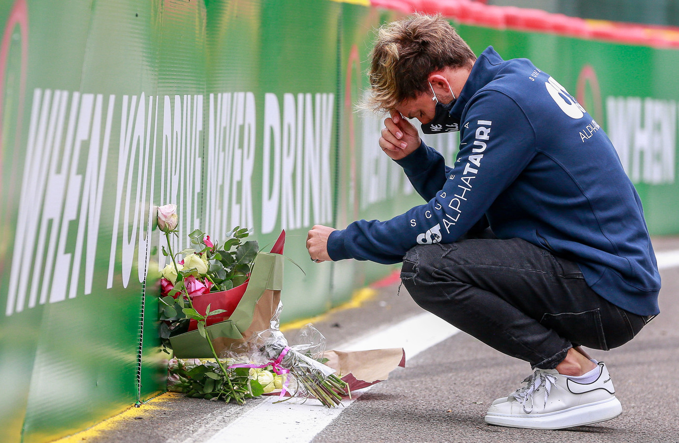 Pierre Gasly rend un vibrant hommage à Anthoine Hubert pour la quatrième année consécutive à Spa