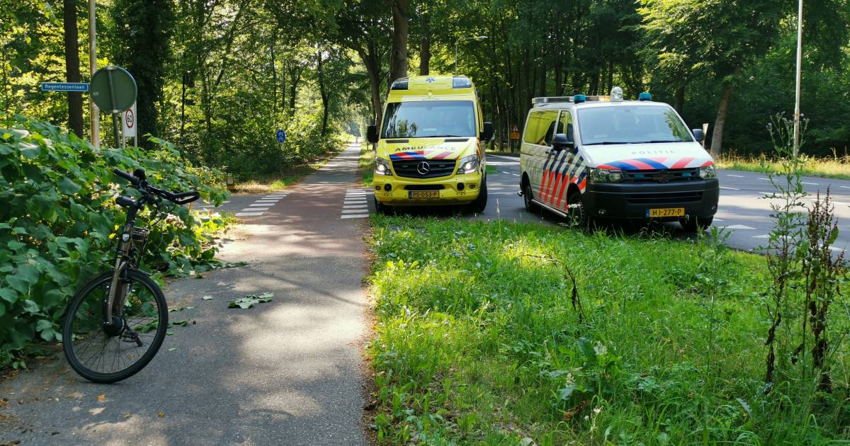 E-biker gewond door aanrijding Wageningen.