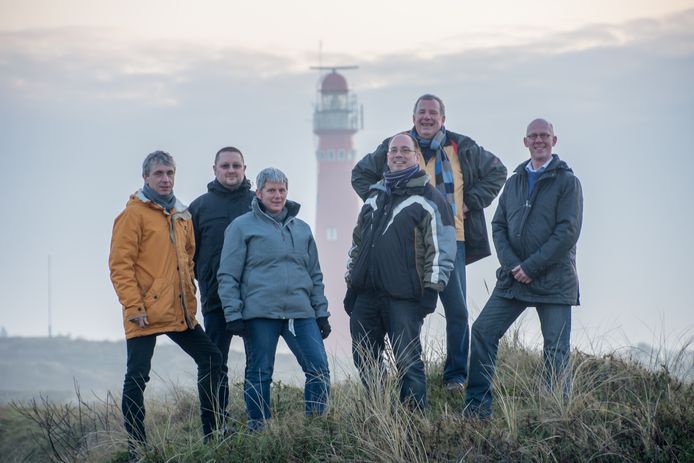 Het team dat in Lighthouse Isotopes aan de slag gaat met vlnr Arno Bleeker, Christophe Sauvage, Veerle Van de Steen (COO), Andre Derksen, Rob Hartman (CEO) en Patrick de Jager (CTO).