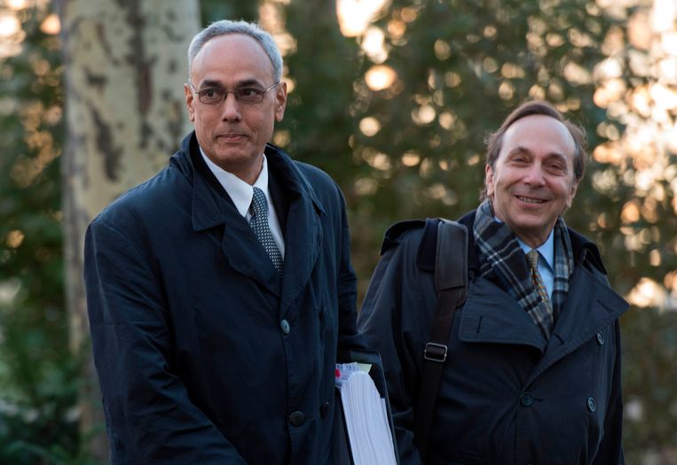 Manuel Burga(l.) is een van de drie beklaagden. Beeld AFP