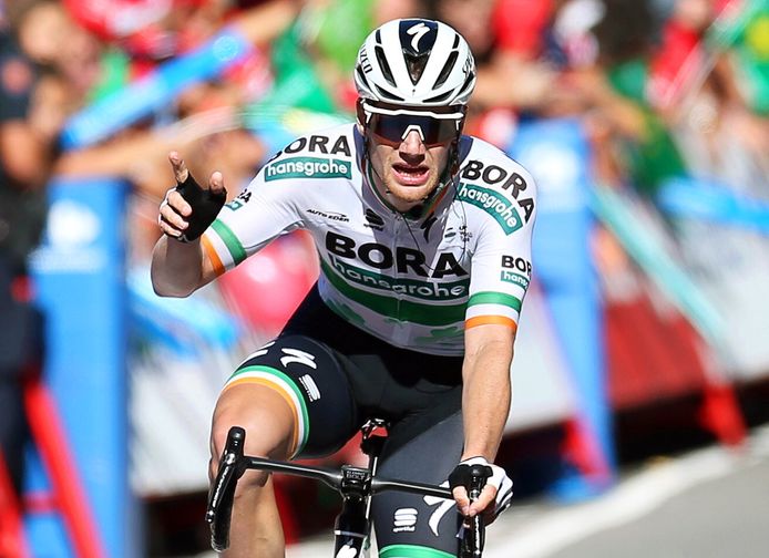 De Ier Sam Bennett won al twee etappes in de Vuelta.