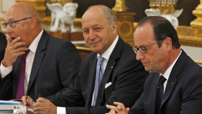 Laurent Fabius et François Hollande