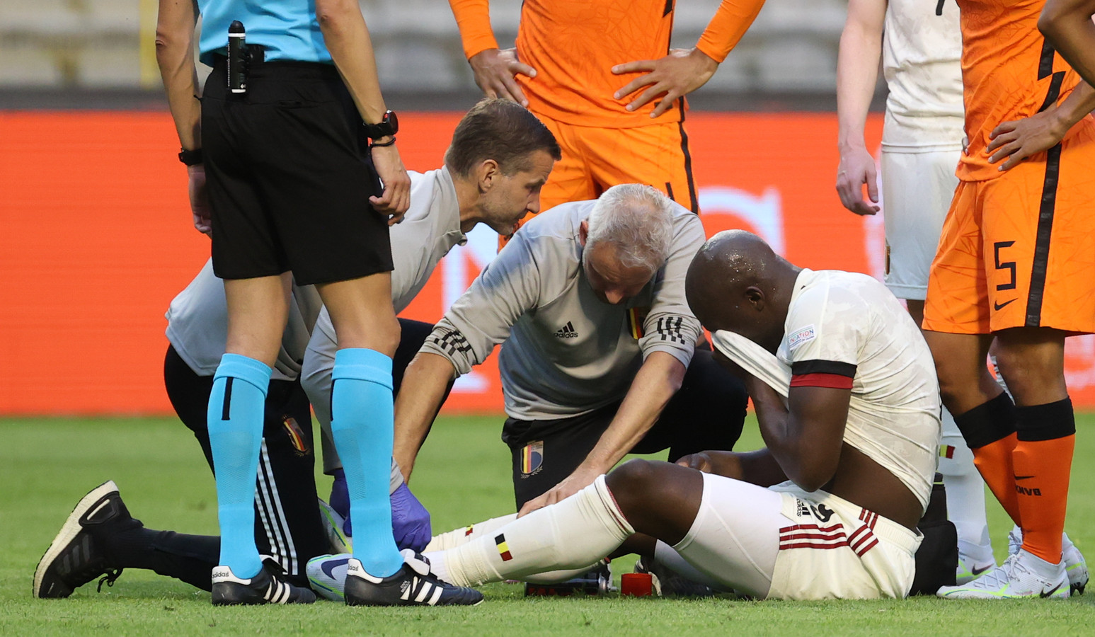 Romelu Lukaku en Ligue des Nations contre les Pays-Bas, le 3 juin 2022.