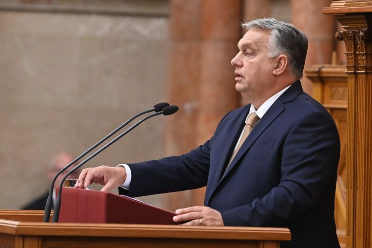 De Hongaarse premier Viktor Orbán. Beeld ANP / EPA