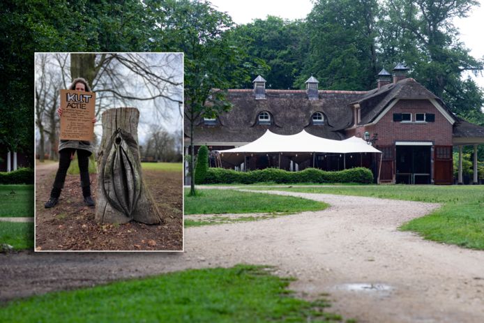 Landgoed Park Brakkenstein krijgt de komende jaren een grote opknapbeurt. Inzet: Protest tegen de kap van bomen.