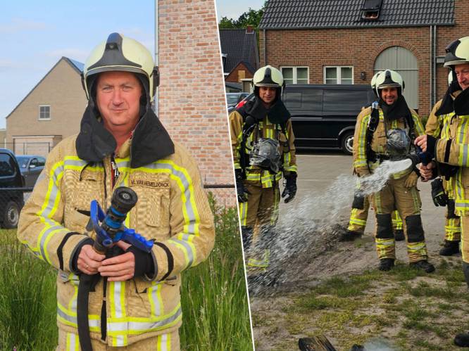 Rijkevorselse brandweerlui verrassen Marc Van Hemeldonck (65) die na 42,5 jaar dienst met pensioen gaat: “Ik ga het missen, het was een deel van mijn leven”