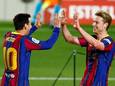 Frenkie de Jong eindigt voor Messi.