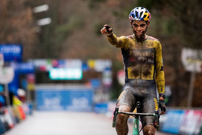 Wout Van Aert kwam vorig jaar als winnaar over de meet tijdens de eerste editie van Herentals Crosst