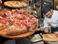 San Daniele e burrata bij Amuni Brugge / Amuni Brugge is gespecialiseerd in slow food pizza