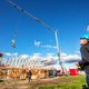 Dankzij elektrische graafmachines en hijskranen komt het dierenziekenhuis er dan toch