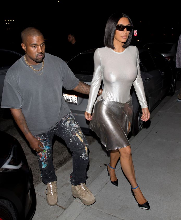 Kanye West en Kim Kardashian.