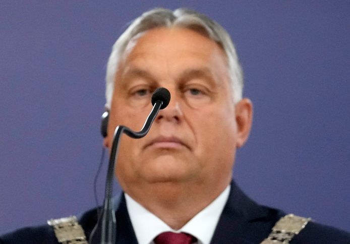 Premier Viktor Orban krijgt het hard te verduren.