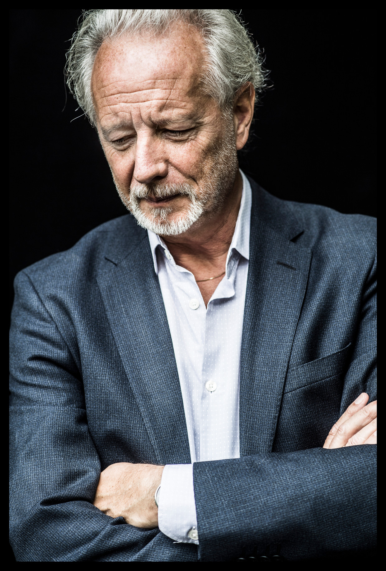 Stefan Hertmans; auteur; schrijver; 2016 Beeld Humo / Saskia Vanderstichele