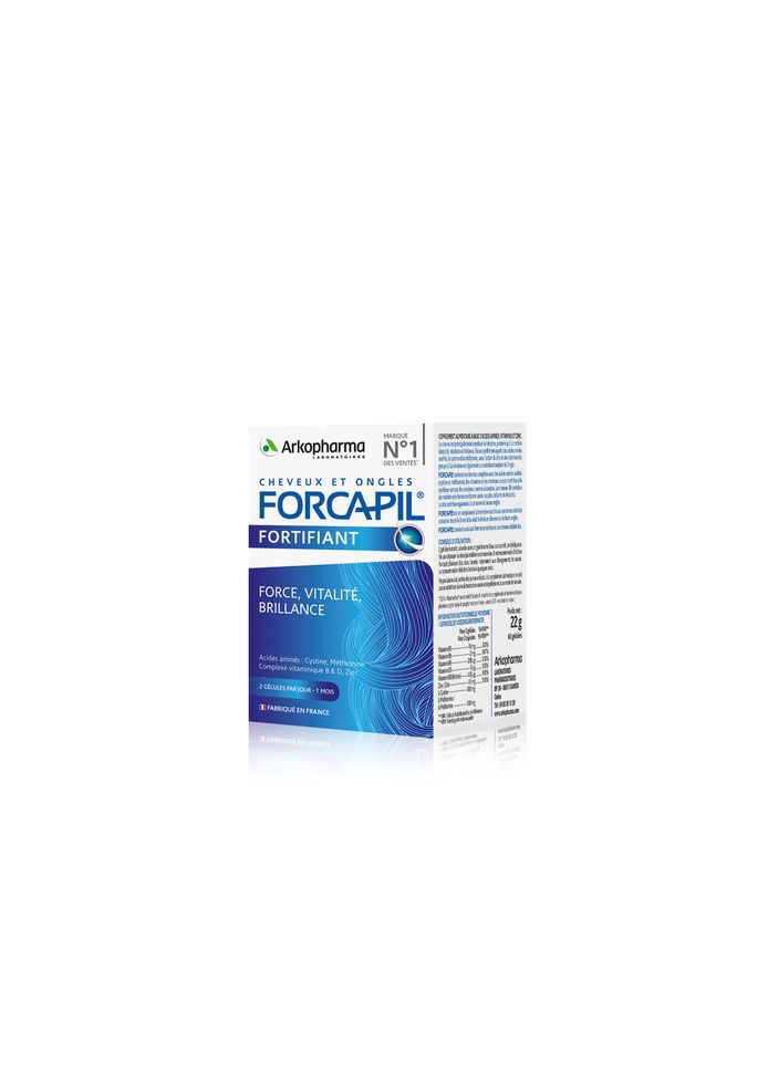 Conseils d’utilisation : 2 gélules par jour durant 3 mois. La cure (180 gélules) est à 37,30 euros.
Toute la gamme Forcapil est disponible en pharmacies et également sur le site de Newpharma.
