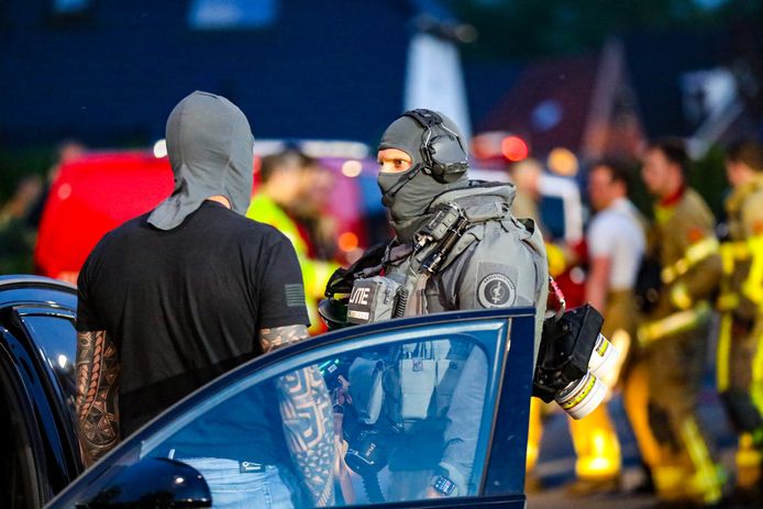 Er kwam zondagavond zelfs een arrestatieteam aan te pas in Wezep.
