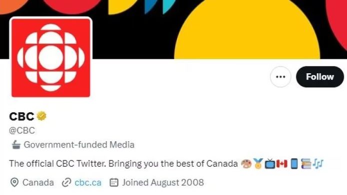 De Canadese openbare omroep CBC wordt nu op Twitter aangemerkt als "door de staat gefincierde media". Het bedrijf staakt uit protest zijn activiteiten op Twitter.