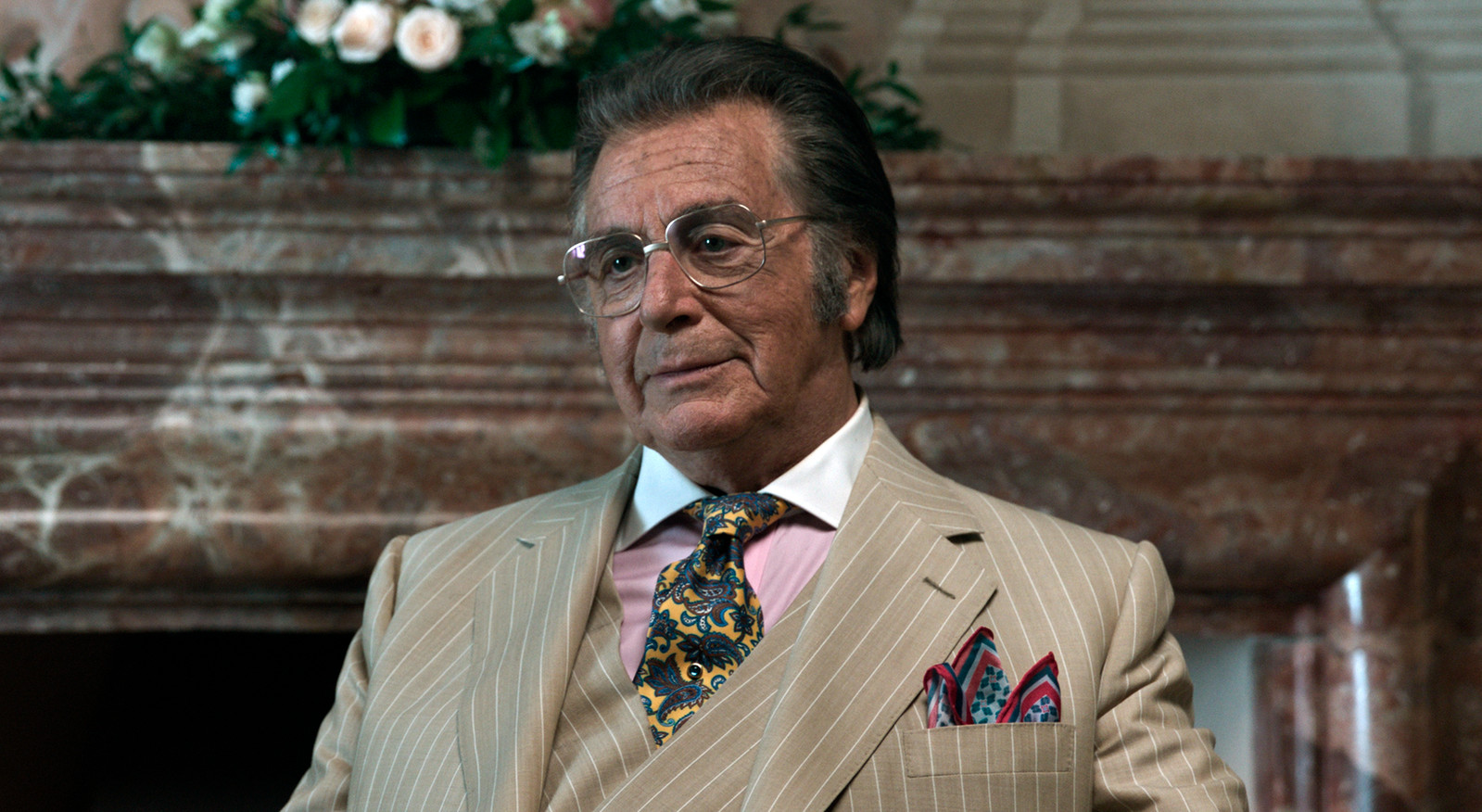 Pacino als Aldo Gucci in de film.
