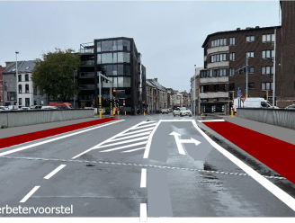 Werken aan Stompaertshoek en Liersesteenweg verbeteren Nieuwe Vesten