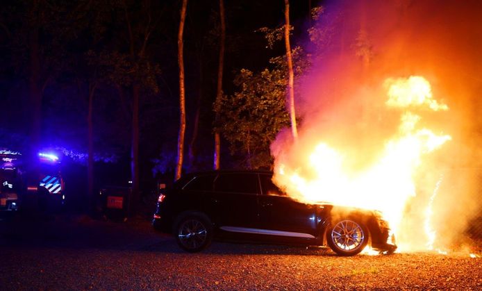 Autobrand in Helvoirt.