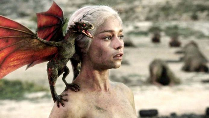 Emilia Clarke als Khaleesi Daenerys in 'Game of Thrones'.