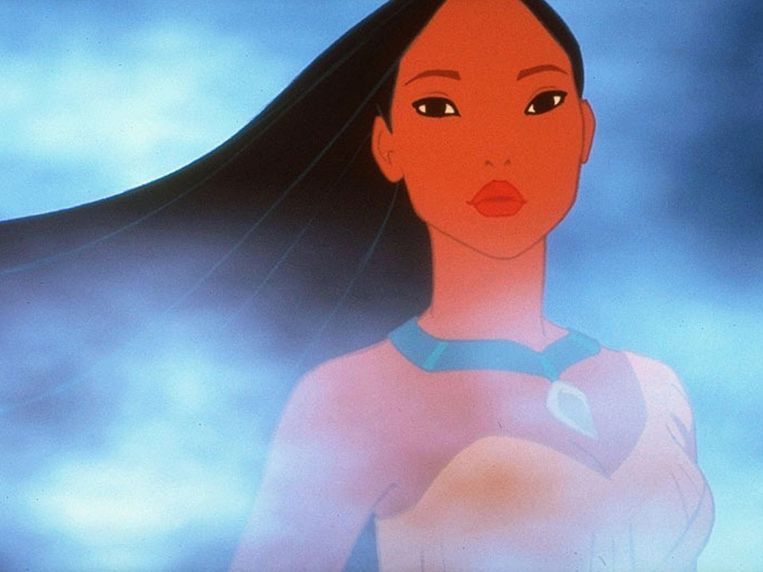 De dochter van het stamhoofd van een Indianenstam, Pocahontas. Beeld Walt Disney Pictures