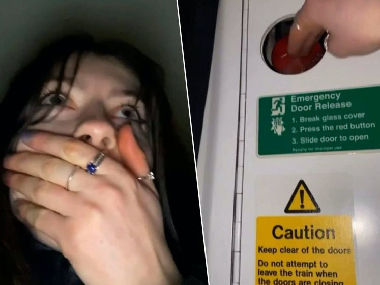 Meisje (17) zit helemaal alleen opgesloten in trein en ziet maar één oplossing